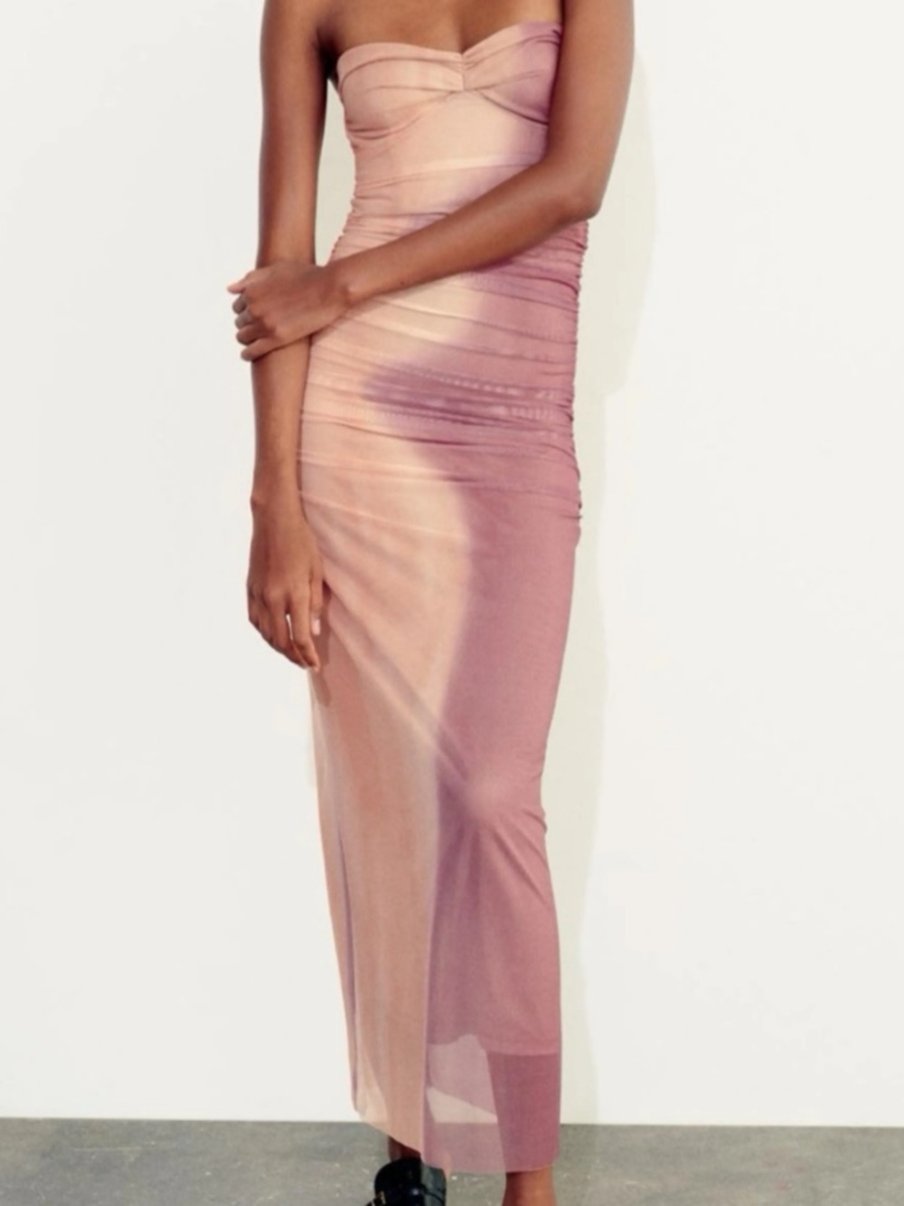 Tulle midi dress - Picture 3 of 5